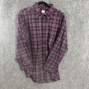 Brooks Brothers Non-Iron Madison Long Sleeve Button Mens The Original Polo Large